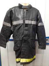 Veste Cuir Pompier Feux Ancienne Obsolète   T 112M GRANDE TAILLE
