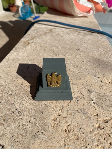 Socle vert gris avec - vert,