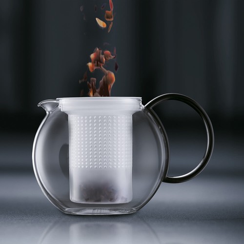 Théière assam noir verre - 1, l