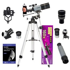 Pack Télescope astrophotographie Levenhuk Blitz 80s Plus avec Zoom et accessoir