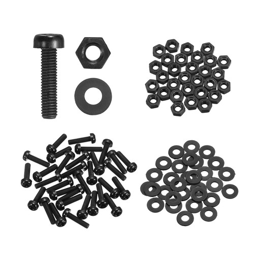 Boulons nylon m3x12mm avec - 30,