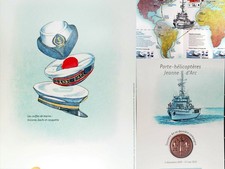 Collector Souvenir Philatélique Porte Hélicoptère    2010 oblitérations 1er jour