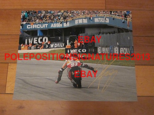 Marc marquez signed 11x14 - marc,