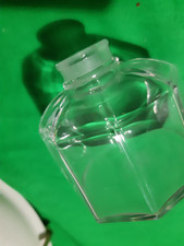 flacon ancien baccarat signature a la bouteille  octogonal