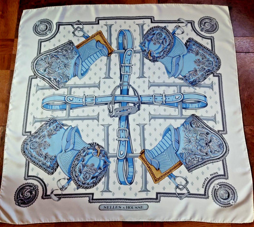 Foulard hermès selles a - hermÈs, "selles