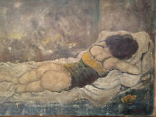 nu couché erotique impressionnisme erotic painting impressionism 1937 100x60 cm