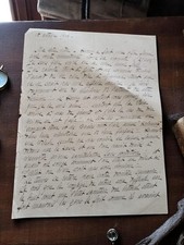 Lettre manuscrite mère d'Yvette 1918 - Correspondance intime et mémoire guerre