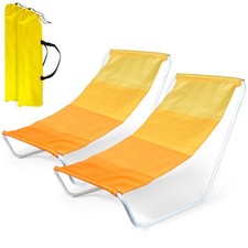 Chaises longues jardin plage - chaises,