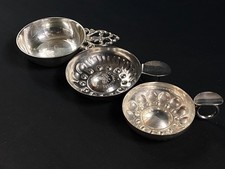 Lot de 3 tastevins en métal