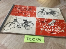 Peugeot parts list cyclomoteur CT VCT liste pièces détachées édition 1971