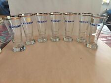 Lot de 7 verres ancien Pernod