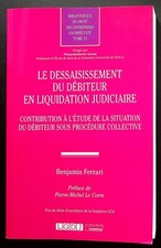 LE DESSAISISSEMENT DU DEBITEUR