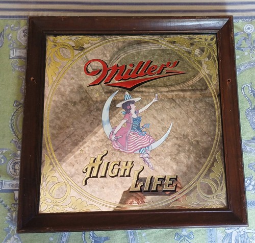 Ancien miroir bar bière - de,