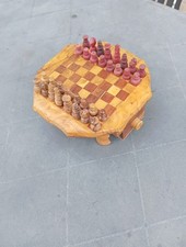 échiquier bois fais main - bois,