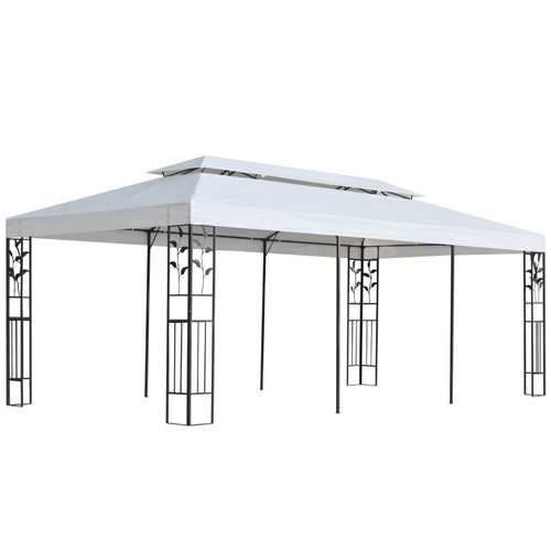 Gazebo x19 7 - gazebo, 9.8'x19.7'white