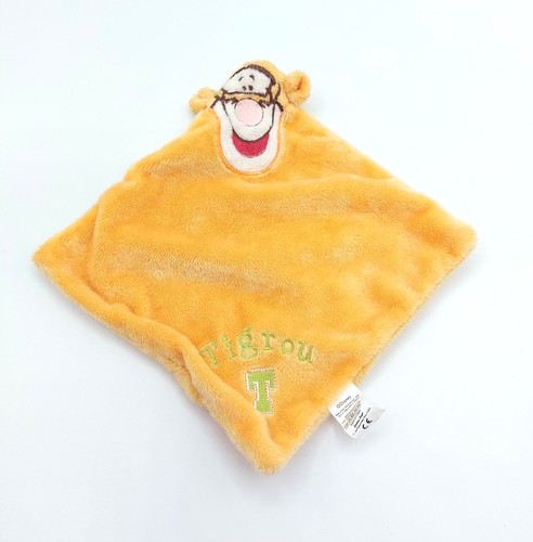 Doudou plat tigrou orange - plat,