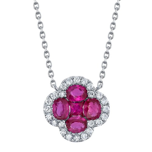 14k blanc rubis - or,
