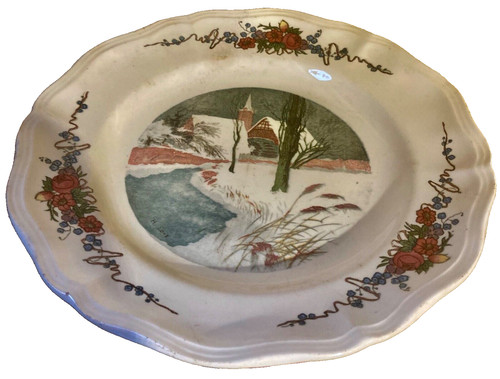 Assiette sarreguemines modèle - sarreguemines,