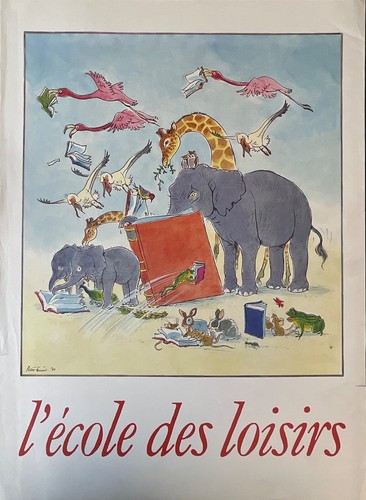 Affiche ecole des loisirs - ecole,