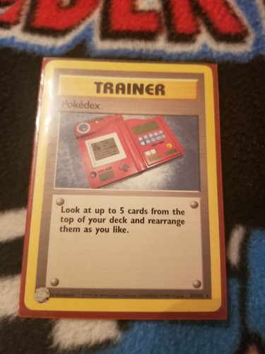 Pokedex trainer card rare nm - pokedex,