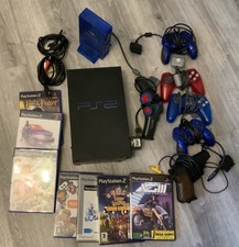 Console Ps2  Sony Noir - 5 Manettes 7 Jeux 1 Pistolet 1 Carte 16mo