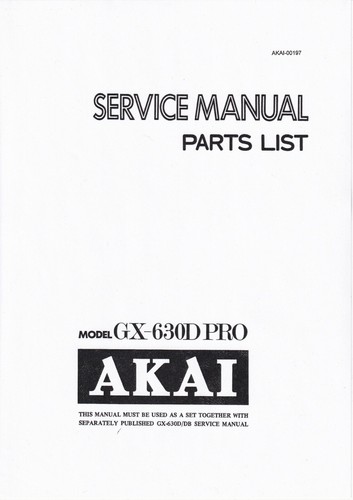 Service manuel instructions - service,