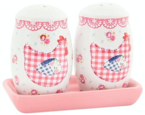 Salière poivrière déco - +,