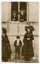 CPA 67 ALSACE animée Coiffe