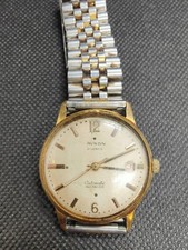 rare montre homme automatique Incabloc Avron Ref F1054