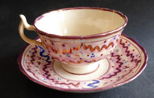 tasse faience Anglaise lustre
