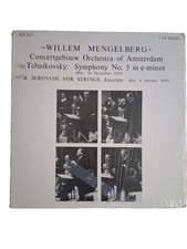 33T 🎶 W. MENGELBERG 🎶 TCHAIKOVSKY: Symphony N°.5 in E-minor 🎶 RR-425