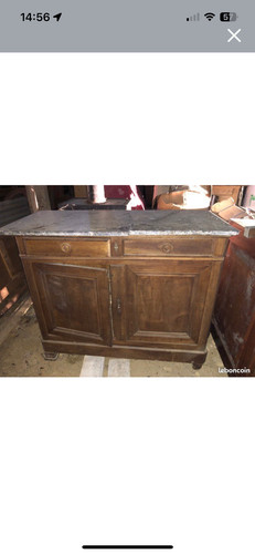Buffet ancien noyer et - buffet,