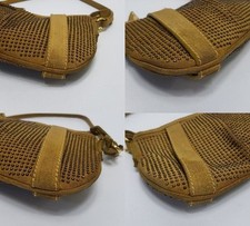 Burberry Pochette en suède à