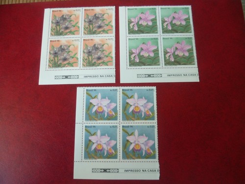 Lot timbre bresil orchidees - timbre,