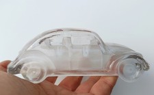Miniature, presse-papiers coccinelle Volkswagen en verre moulé 