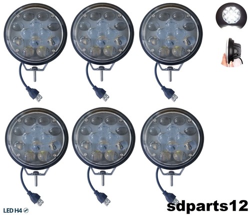 Feux phares rond - 6x, de