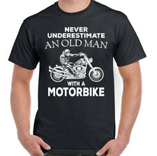 Moto Motard Ne Vieux Homme Avec Hommes Drôle Vélo