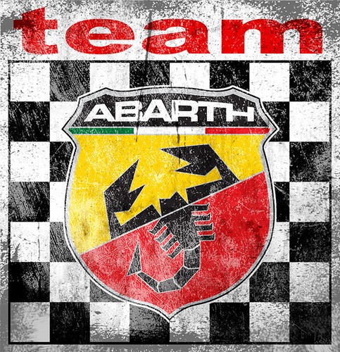 Team abarth sticker - sticker, vinyle