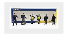 PERFEX PE743 Figurines Set 6X Police Gendarmes & Manifestants Gilets Jaunes