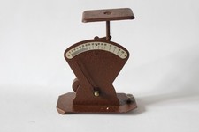 Petite balance pèse lettre marron en métal ancienne, bon état