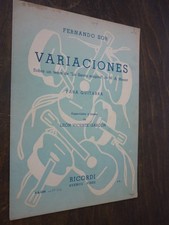 partitions guitare Sor