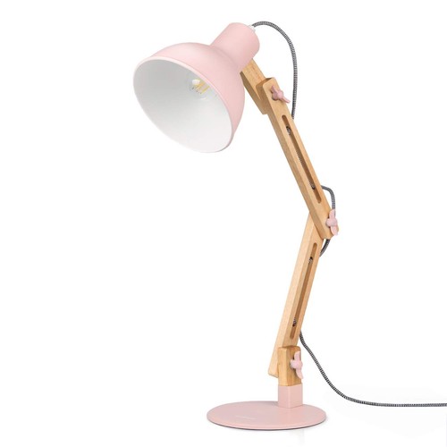 Lampe bureau led - en, bois
