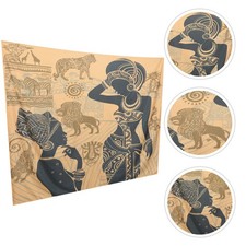 1pc tenture murale tapisserie murale Art décoration femmes africaines fond tissu
