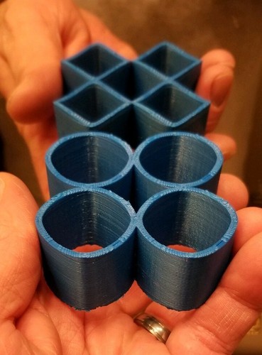 Printed quad squirkle - 3d,