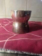 Coquetier  Diabolo Avec Poinçon ,France. Gallia.Prod  Christophe.Plaqué ARGENT  