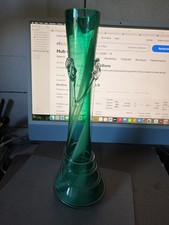 Vase En Pâte De Verre - H 38