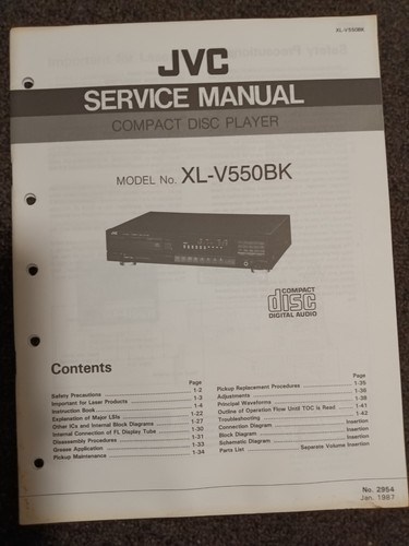 jvc xl v550