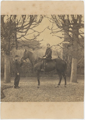 Militaire cheval avec - cheval,