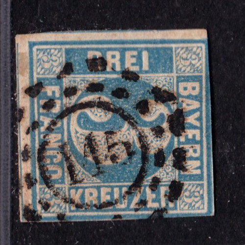 Timbre 1849 allemagne - 1849-50,