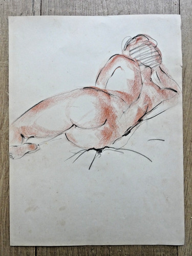 Dessin ancien nu - ancien,